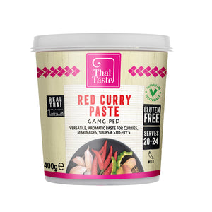Thai Red Curry Paste (Gang Ped) 400g by Thai Taste
