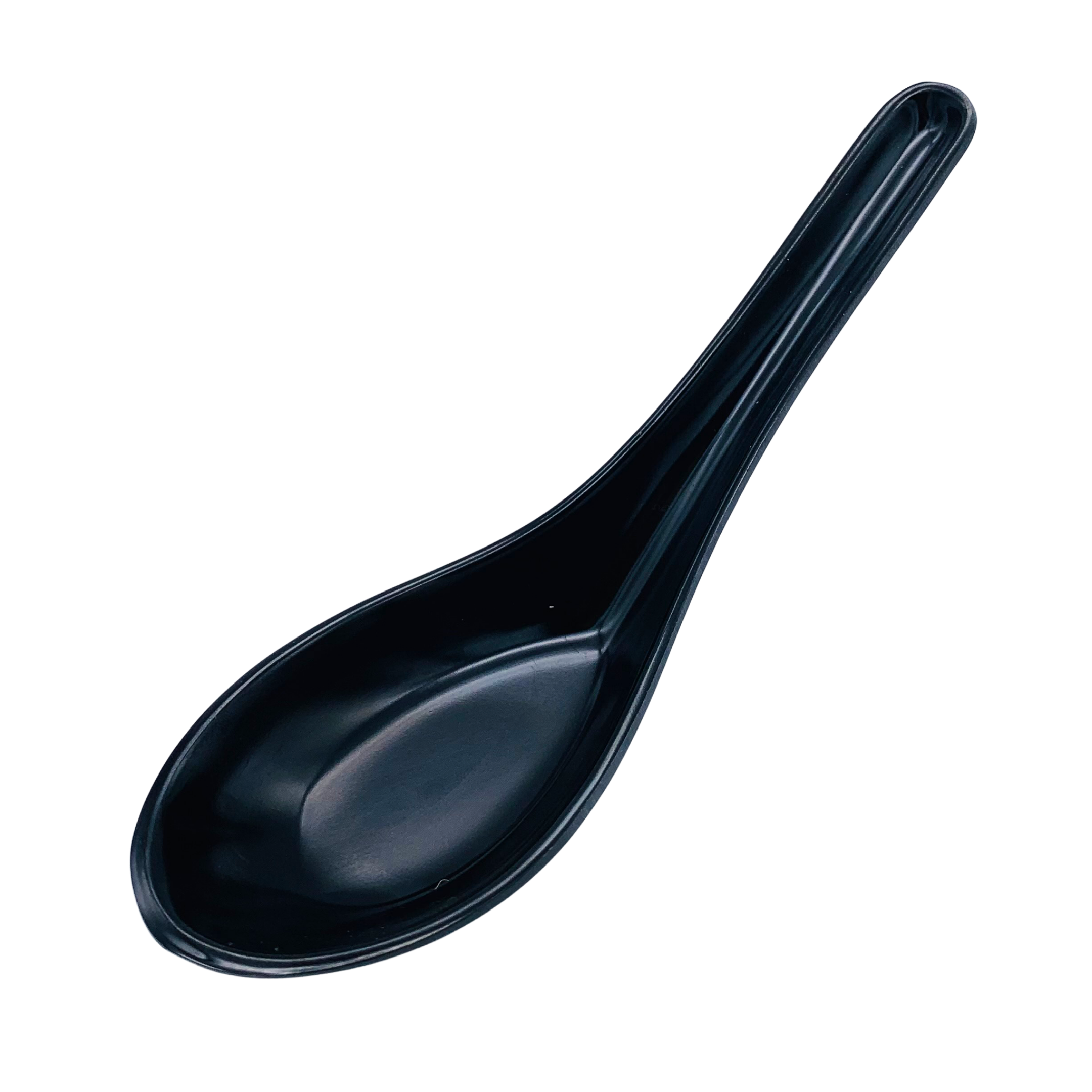 Black Melamine Spoon 5"