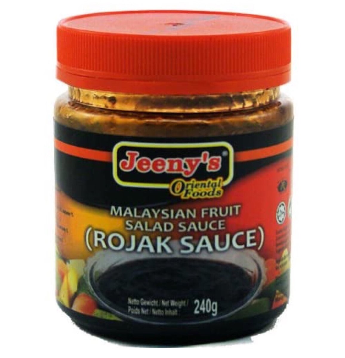Malaysian Fruit Salad Sauce Rojak Sauce 240g by Jeeny's