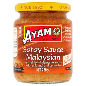 Satay Sauce Malaysian Mild 220g by Ayam