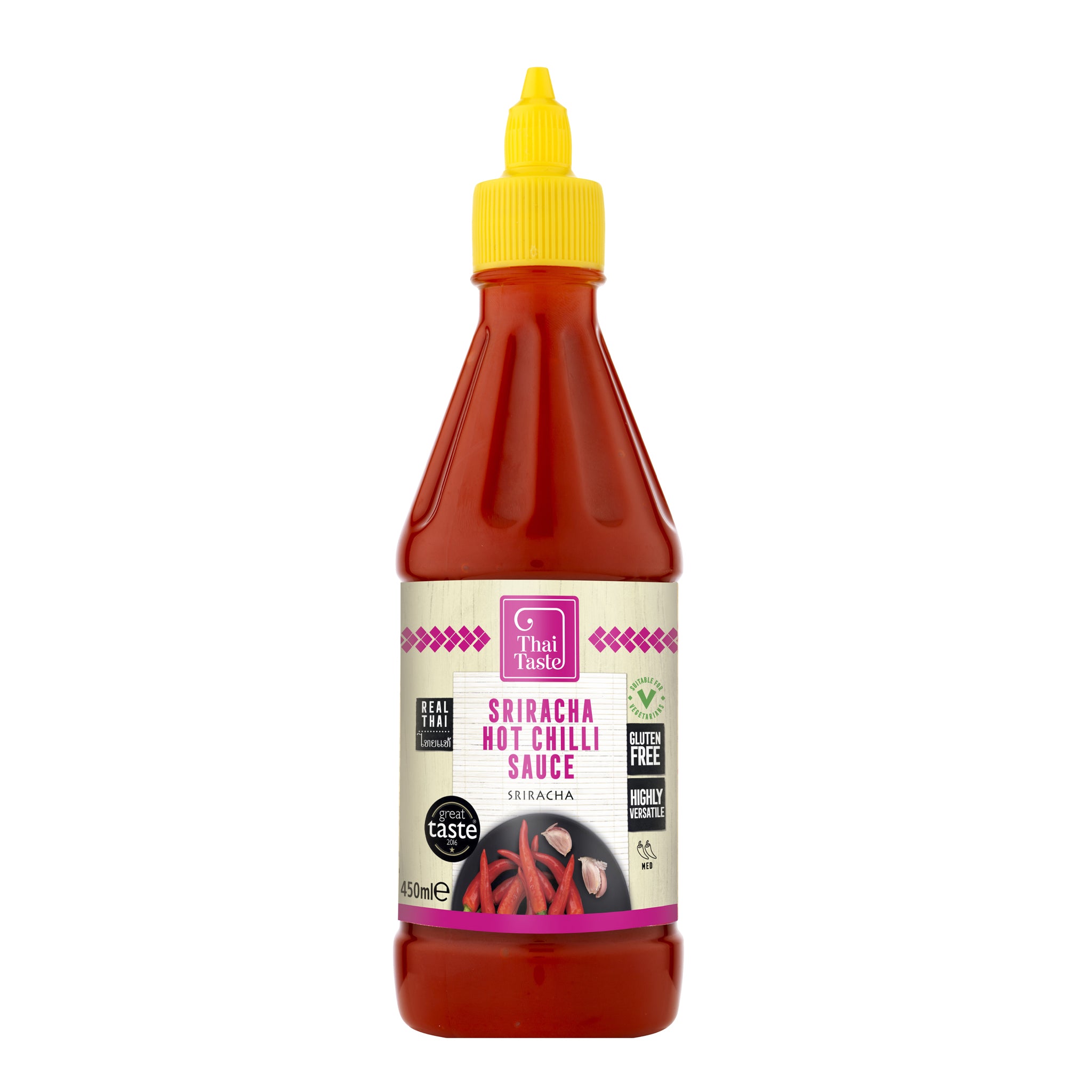Thai Sriracha Hot Chilli Sauce (squeezy bottle) 450ml by Thai Taste