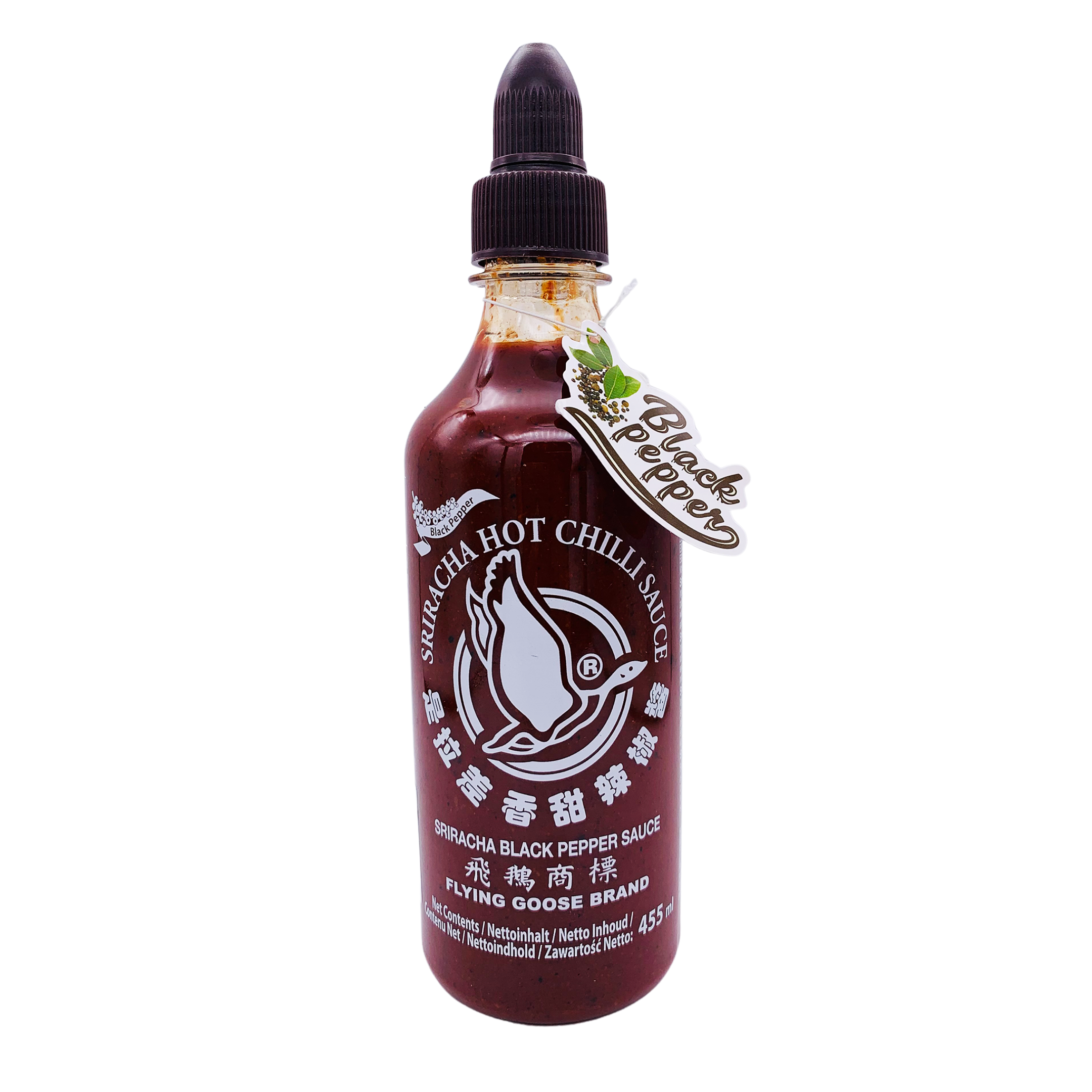 Sriracha Hot Chilli Sauce (Black Pepper) 455ml by Flying Goose