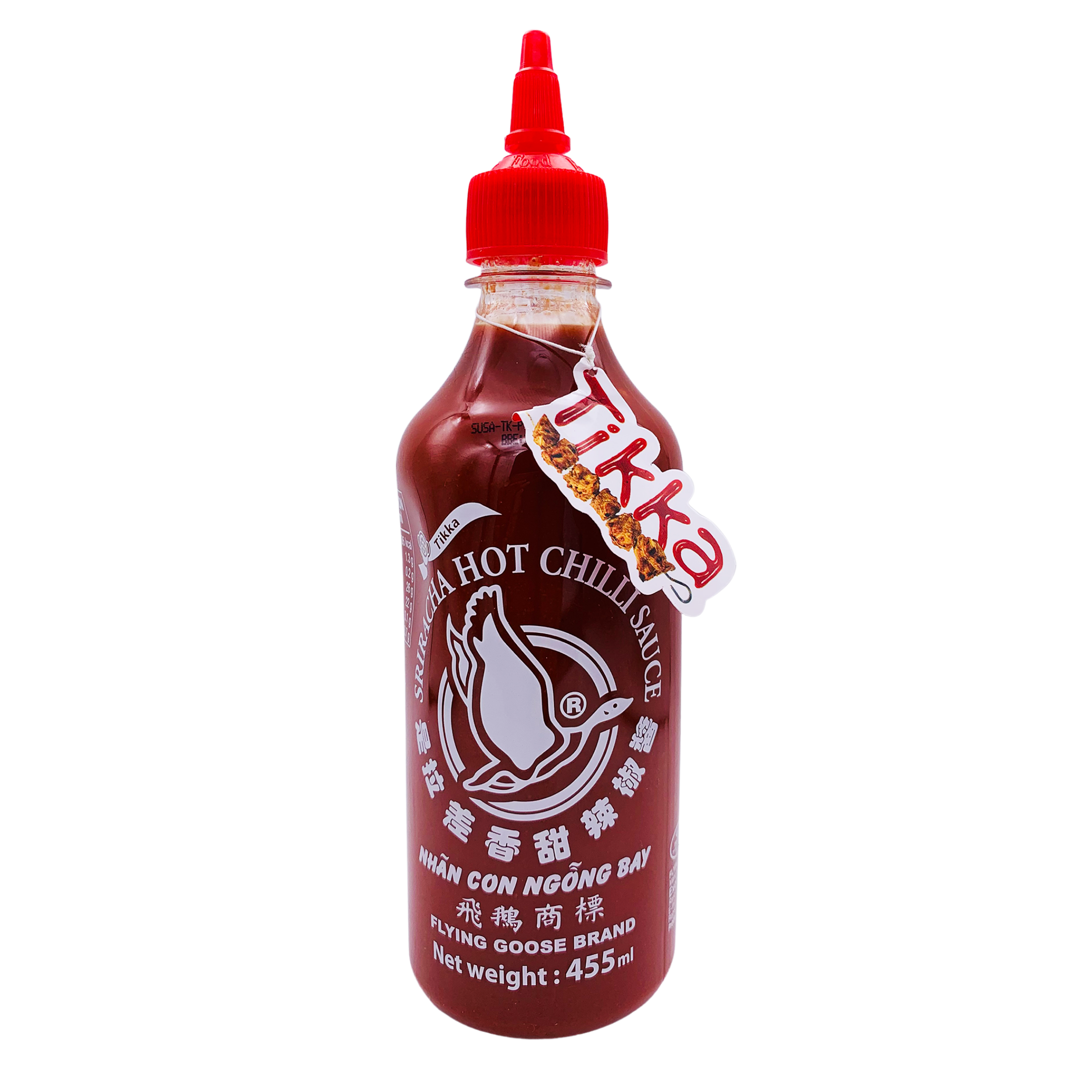 Sriracha Hot Chilli Sauce (Tikka) 455ml by Flying Goose