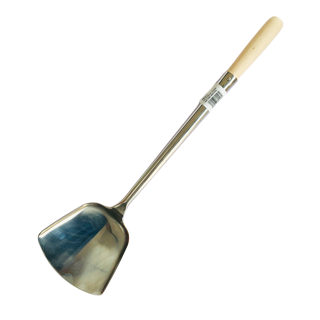 Stainless Steel Chinese Style Spatula Turner 4.5"
