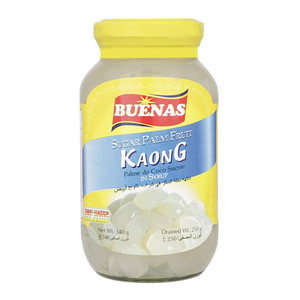 Sugar Palm Fruit - Kaong Green 340g Jar by Buenas