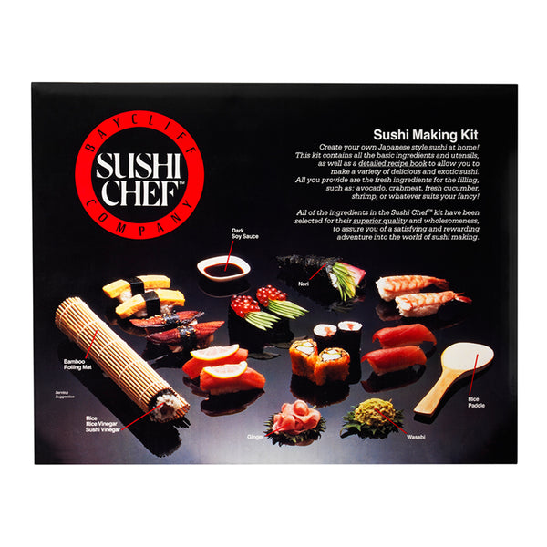 Sushi Making Kit - The Trusted Chef Ⓡ Traditional Sushi Maker Kit with  chopstick trainers