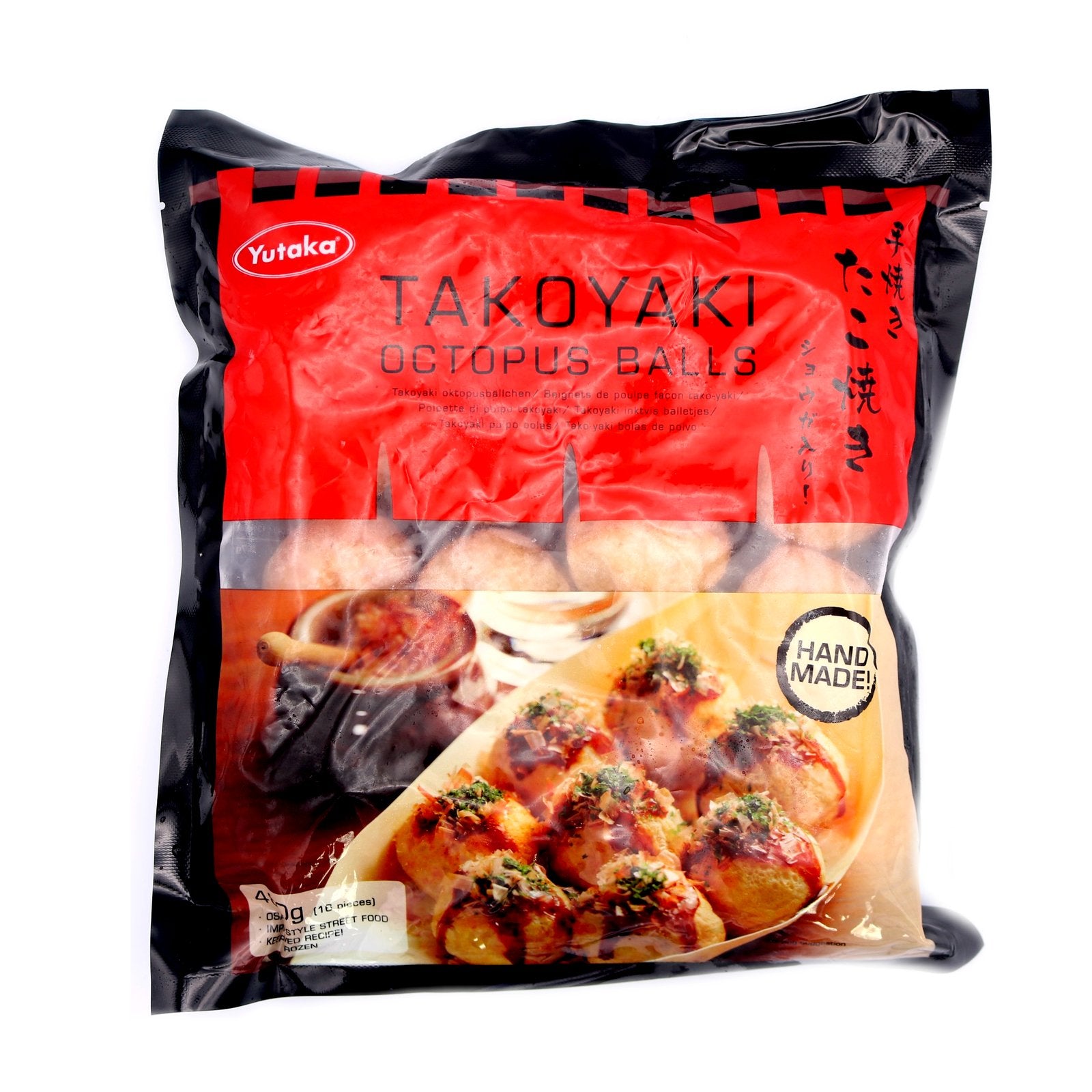 Frozen Takoyaki Octopus Balls 480g (16 Pieces) by Yutaka