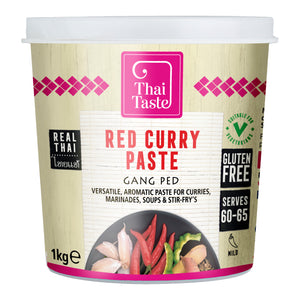 Thai Red Curry Paste (Gang Ped) 1kg by Thai Taste
