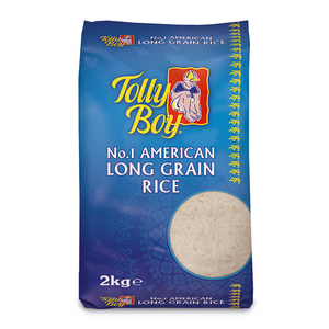 Long Grain White Rice 2kg by Tolly Boy