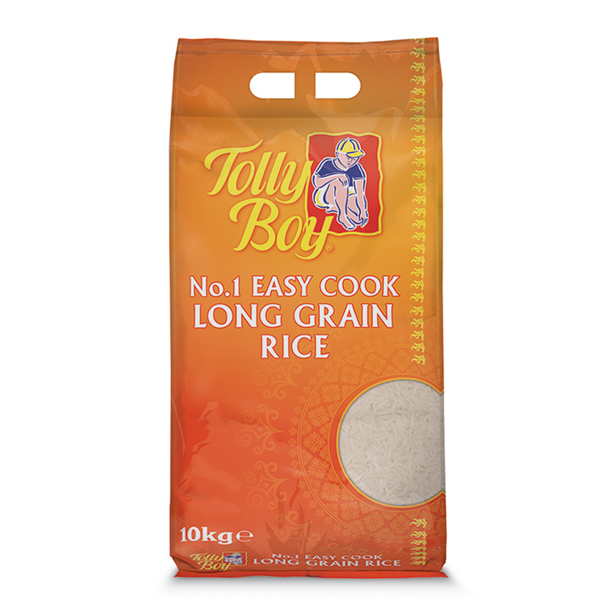 Easy Cook Long Grain White Rice 10kg by Tolly Boy