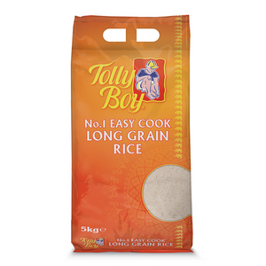 Easy Cook Long Grain Rice 5kg by Tolly Boy