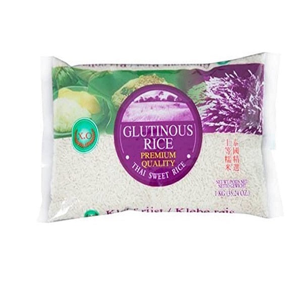 Thai Sticky Rice (Glutinous) 1kg by XO – Thai Food Online (authentic ...